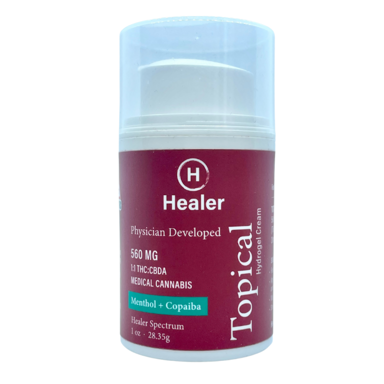 Healer THC:CBDA Topical Hydrogel Cream